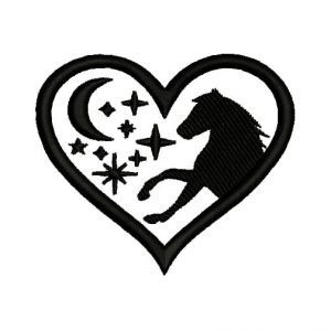 956 - Caballo luna y estrellas