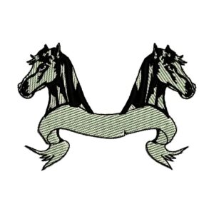 999 - Caballos sobre cintillo