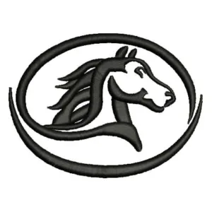 1037 - Caballo de perfil 3D
