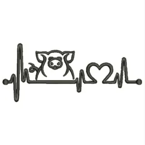 1058 - Puerco Vida Corazon